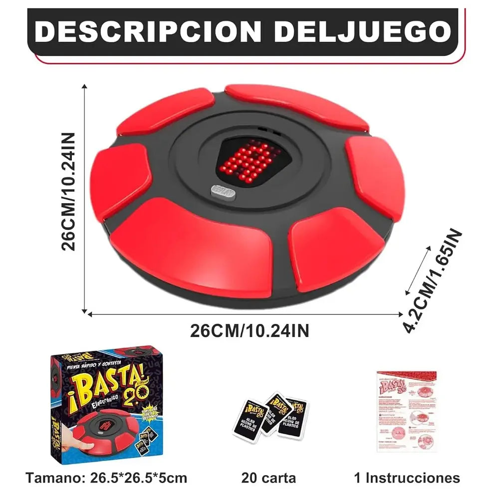 🧠🎉 ¡BASTA! 2.0 Electrónico – El Juego de Pensar Rápido y Divertirse en Grande