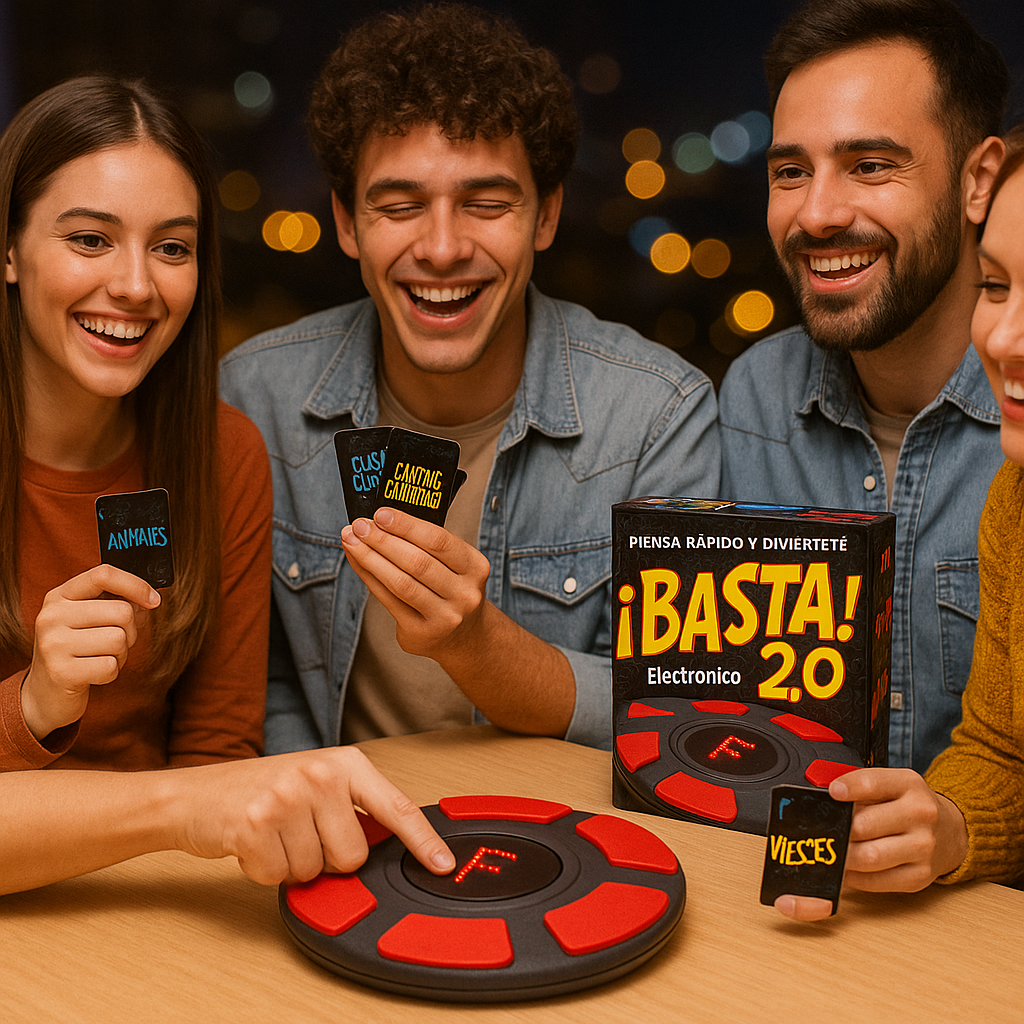 🧠🎉 ¡BASTA! 2.0 Electrónico – El Juego de Pensar Rápido y Divertirse en Grande