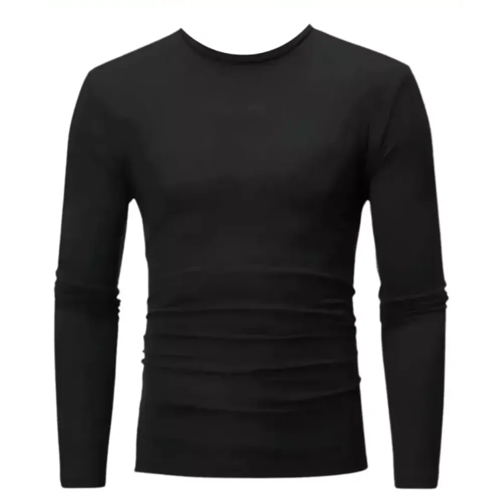 Camiseta Polar Hombre (Negro y azul)