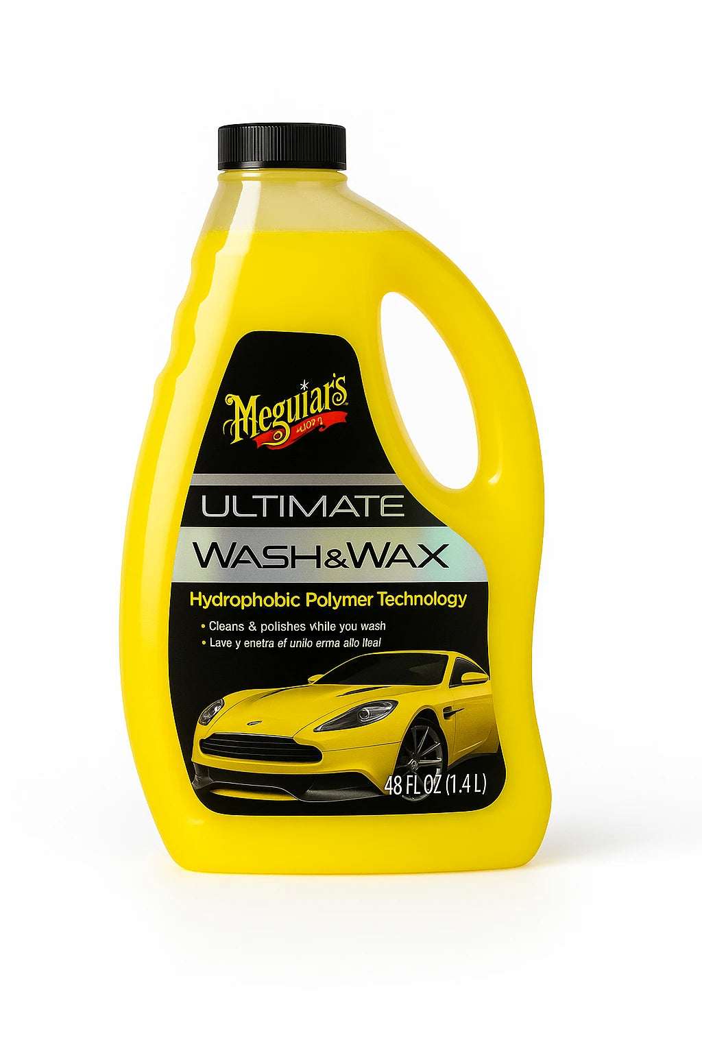 Shampoo Meguiar's Ultimate Wash & Wax 1.4L Para Auto | Brillo y Protección Premium con cera