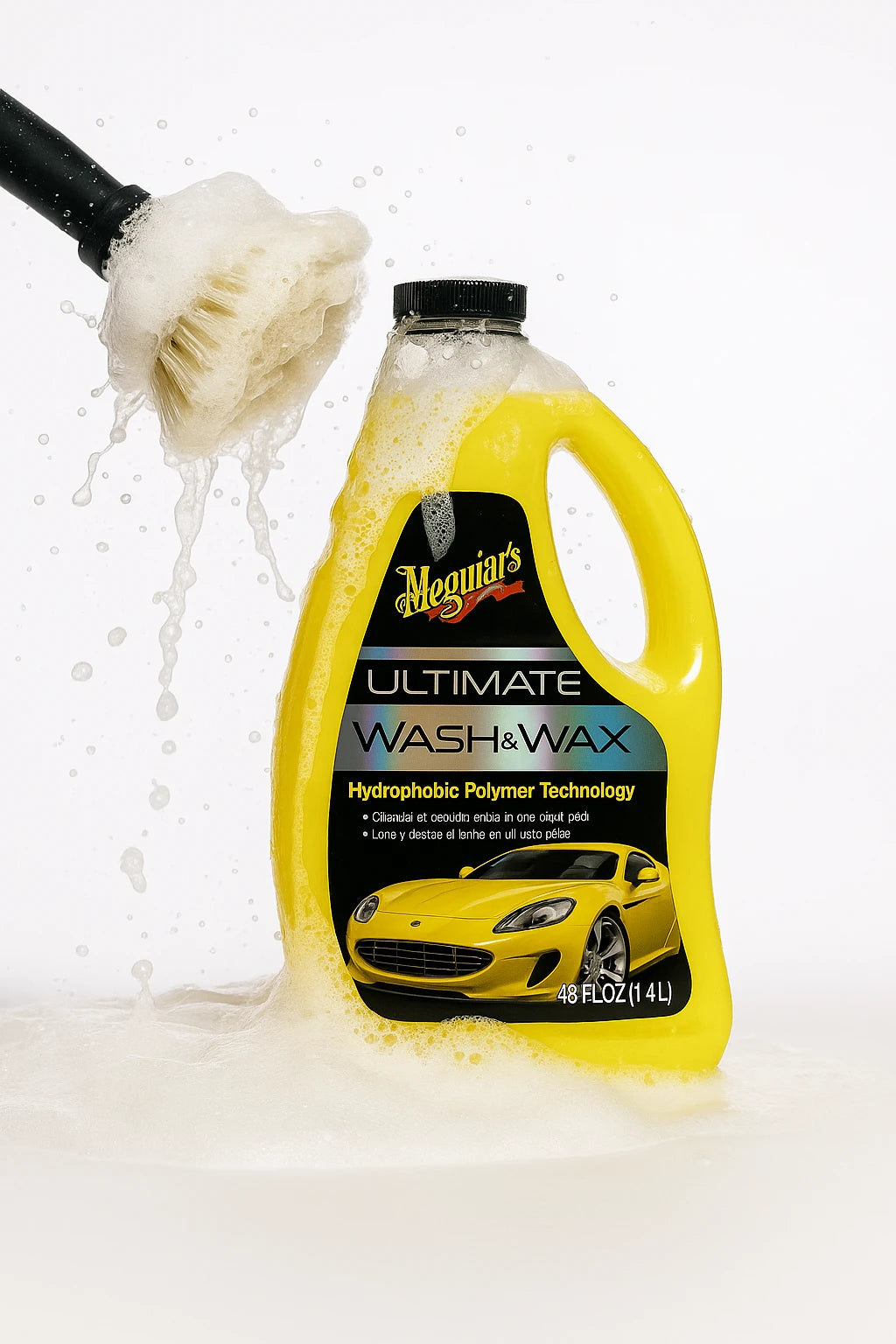 Shampoo Meguiar's Ultimate Wash & Wax 1.4L Para Auto | Brillo y Protección Premium con cera